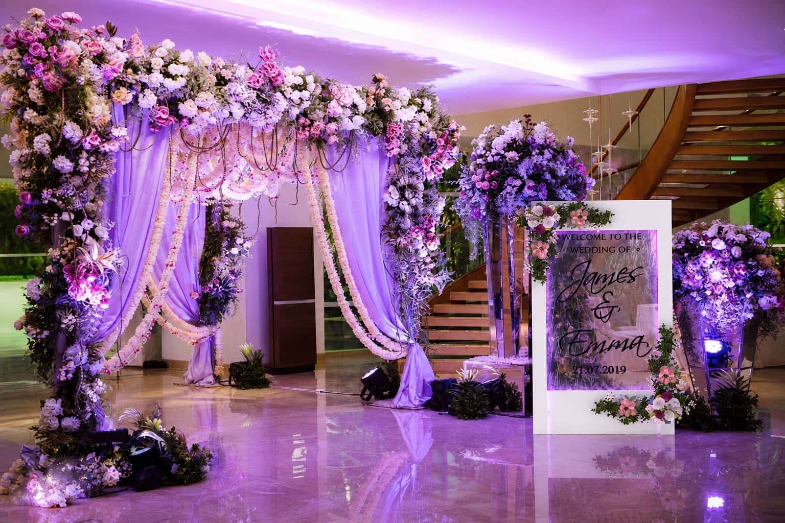 Wedding and social event styling by RKPRODXN — floral arch ceremony · 3