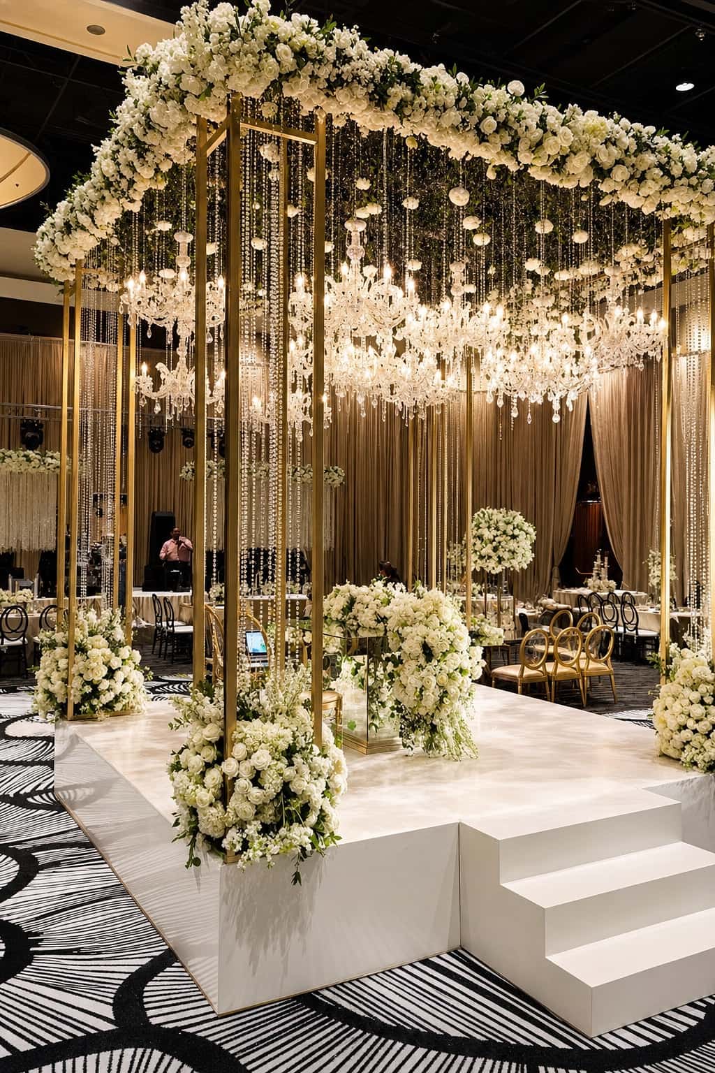 Wedding and social event styling by RKPRODXN — rose and marigold path · 3