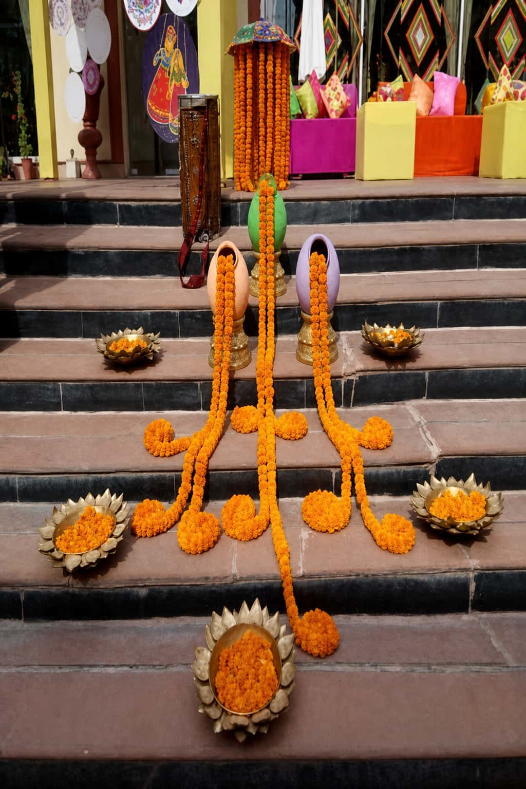 Wedding and social event styling by RKPRODXN — haldi canopy details · 4