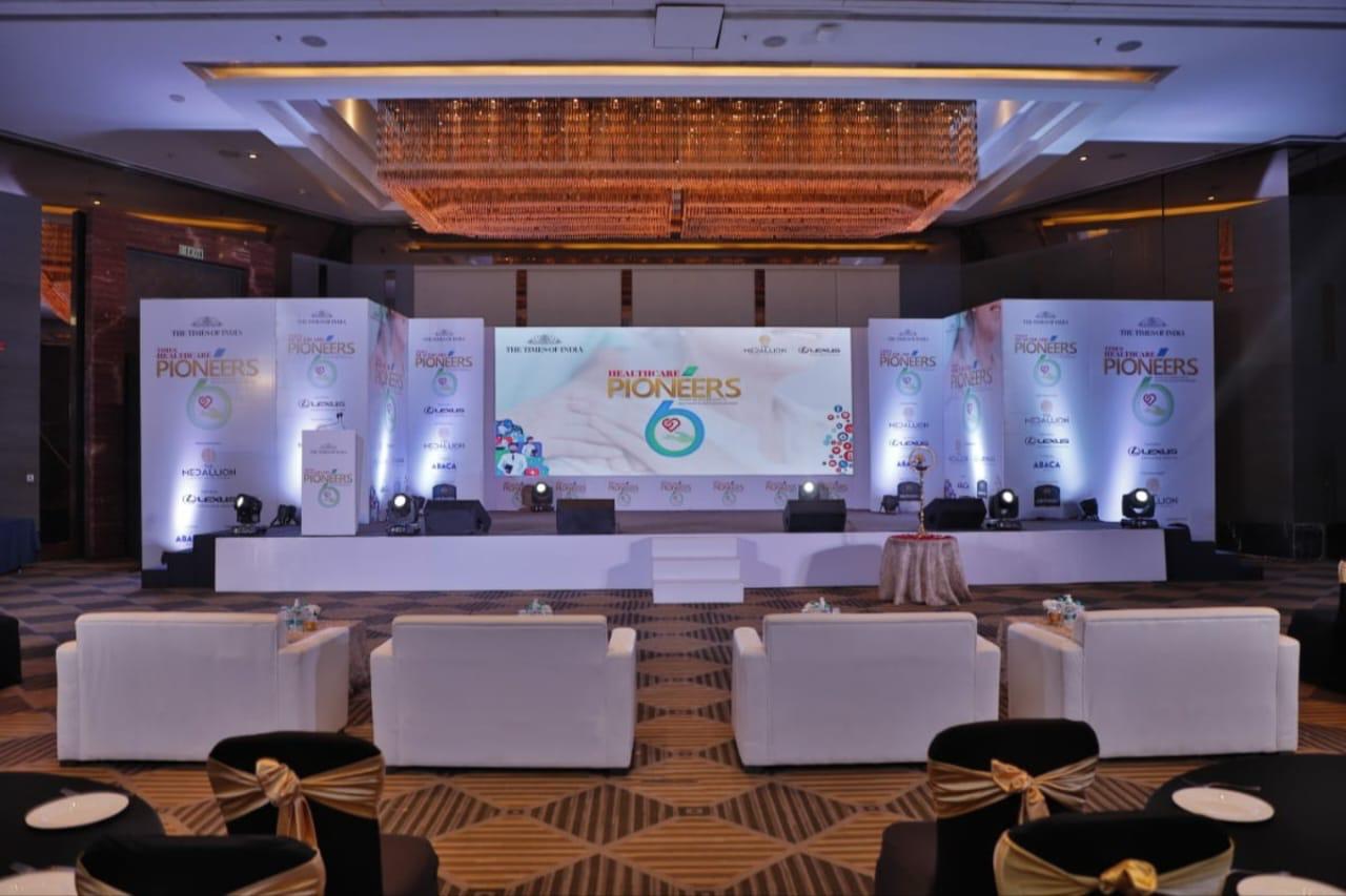 VIP lounge hospitality setup